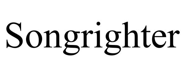 Trademark Logo SONGRIGHTER