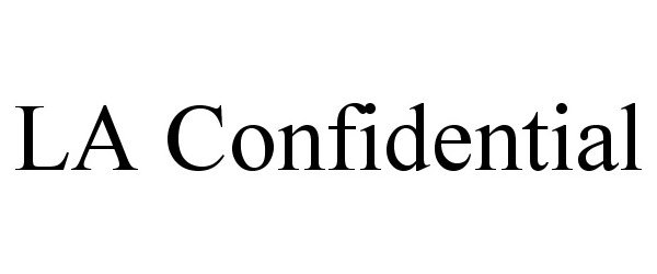 Trademark Logo LA CONFIDENTIAL