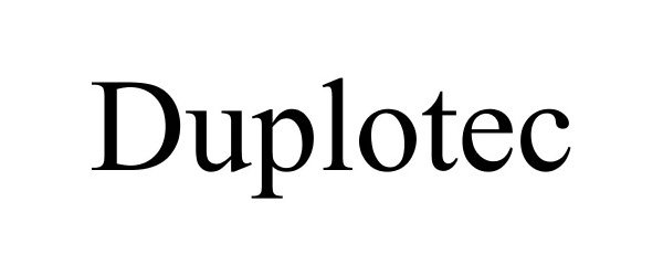 Trademark Logo DUPLOTEC