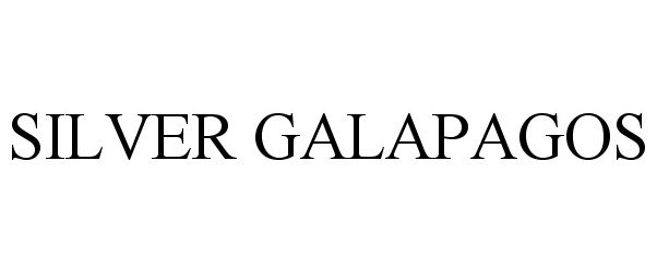 Trademark Logo SILVER GALAPAGOS