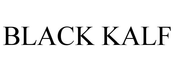  BLACK KALF