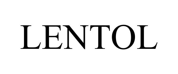 Trademark Logo LENTOL