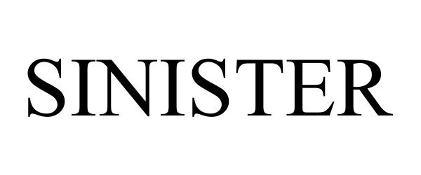 Trademark Logo SINISTER