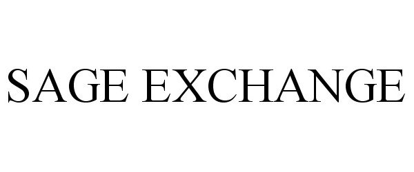 Trademark Logo SAGE EXCHANGE