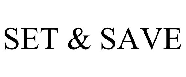 Trademark Logo SET &amp; SAVE