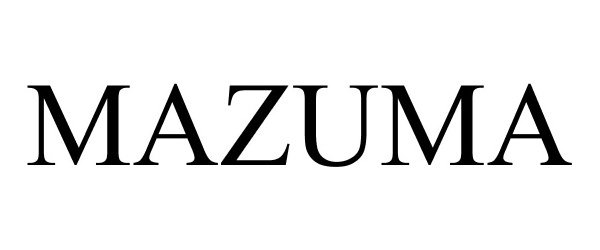 Trademark Logo MAZUMA