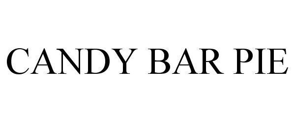 Trademark Logo CANDY BAR PIE