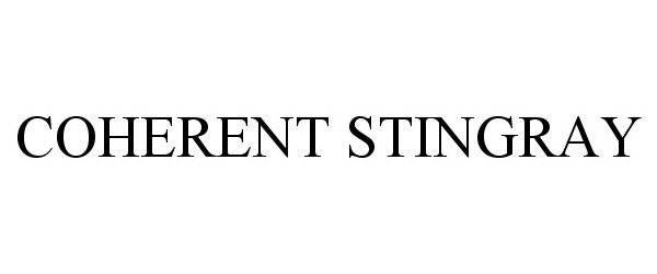 Trademark Logo COHERENT STINGRAY