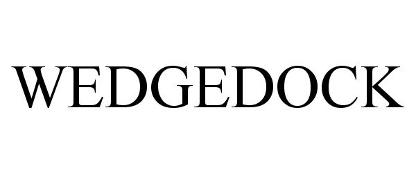 Trademark Logo WEDGEDOCK
