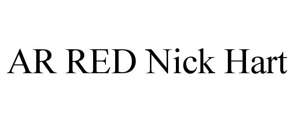 Trademark Logo AR RED NICK HART