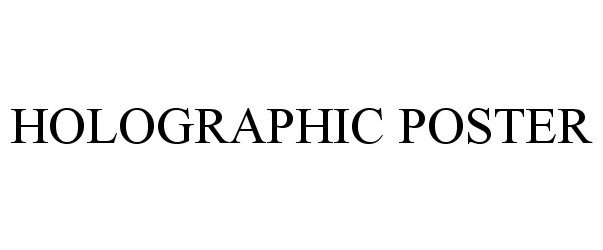 Trademark Logo HOLOGRAPHIC POSTER