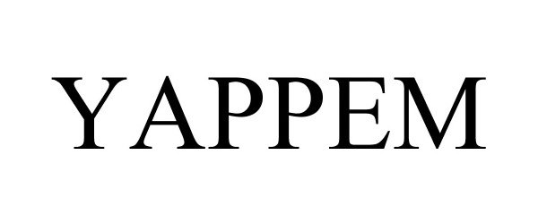 Trademark Logo YAPPEM