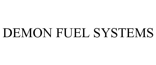  DEMON FUEL SYSTEMS