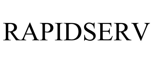 Trademark Logo RAPIDSERV