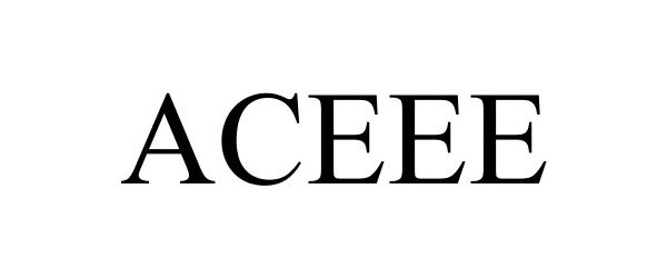 Trademark Logo ACEEE