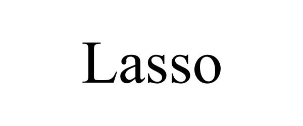 Trademark Logo LASSO