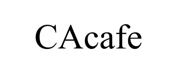 Trademark Logo CACAFE