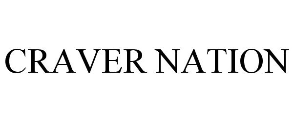 Trademark Logo CRAVER NATION