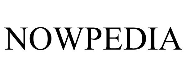 Trademark Logo NOWPEDIA