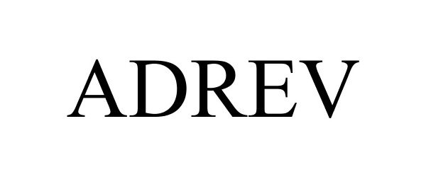 Trademark Logo ADREV