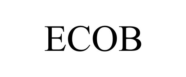 Trademark Logo ECOB