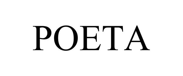 Trademark Logo POETA