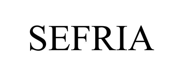 Trademark Logo SEFRIA