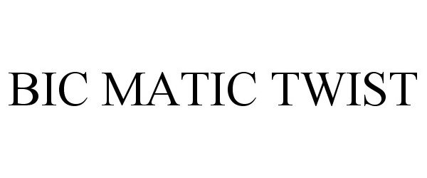 Trademark Logo BIC MATIC TWIST