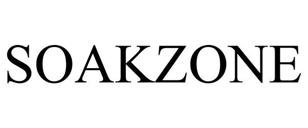 Trademark Logo SOAKZONE