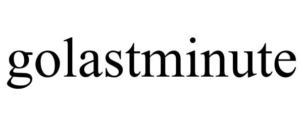 Trademark Logo GOLASTMINUTE