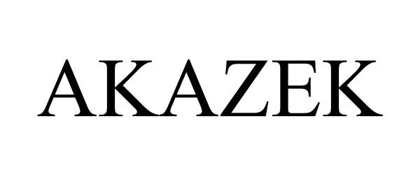 Trademark Logo AKAZEK