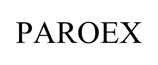 Trademark Logo PAROEX
