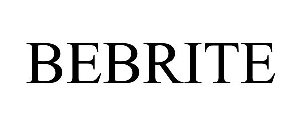 Trademark Logo BEBRITE