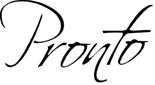 Trademark Logo PRONTO