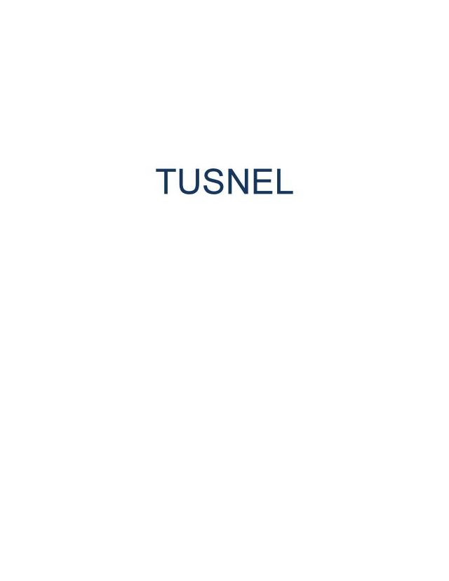 Trademark Logo TUSNEL