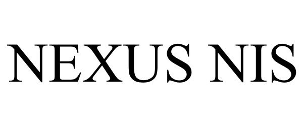 Trademark Logo NEXUS NIS