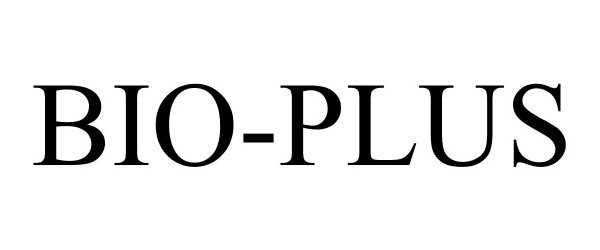 Trademark Logo BIO-PLUS