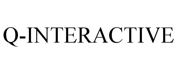 Trademark Logo Q-INTERACTIVE