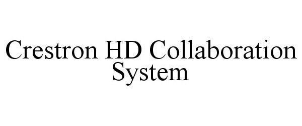  CRESTRON HD COLLABORATION SYSTEM
