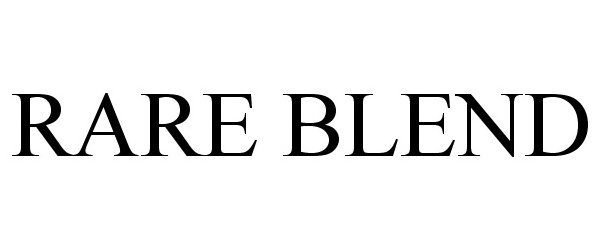Trademark Logo RARE BLEND