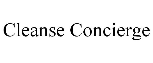  CLEANSE CONCIERGE