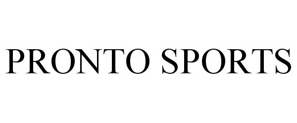 PRONTO SPORTS