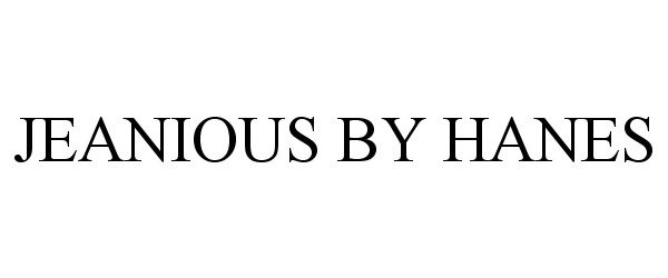 Trademark Logo JEANIOUS BY HANES