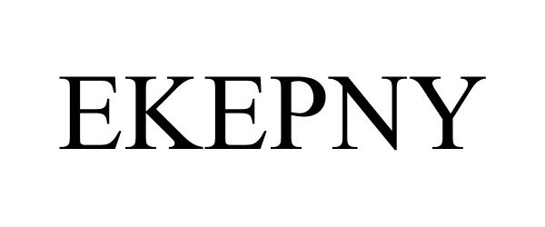 Trademark Logo EKEPNY