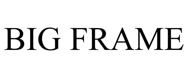 Trademark Logo BIG FRAME