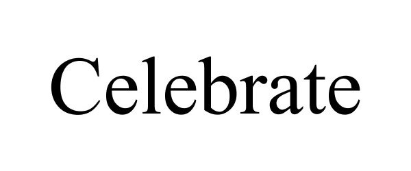 Trademark Logo CELEBRATE