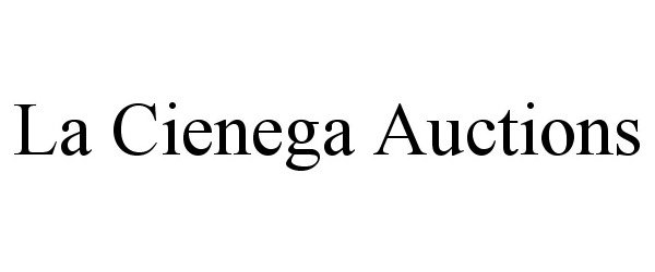 Trademark Logo LA CIENEGA AUCTIONS