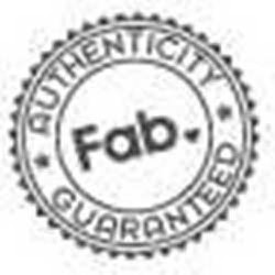 Trademark Logo FAB, AUTHENTICITY, GUARANTEED