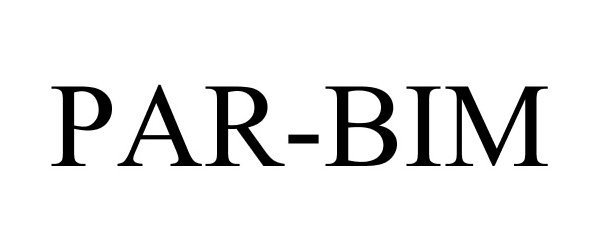 Trademark Logo PAR-BIM