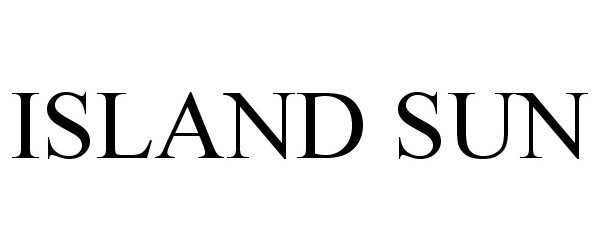 Trademark Logo ISLAND SUN